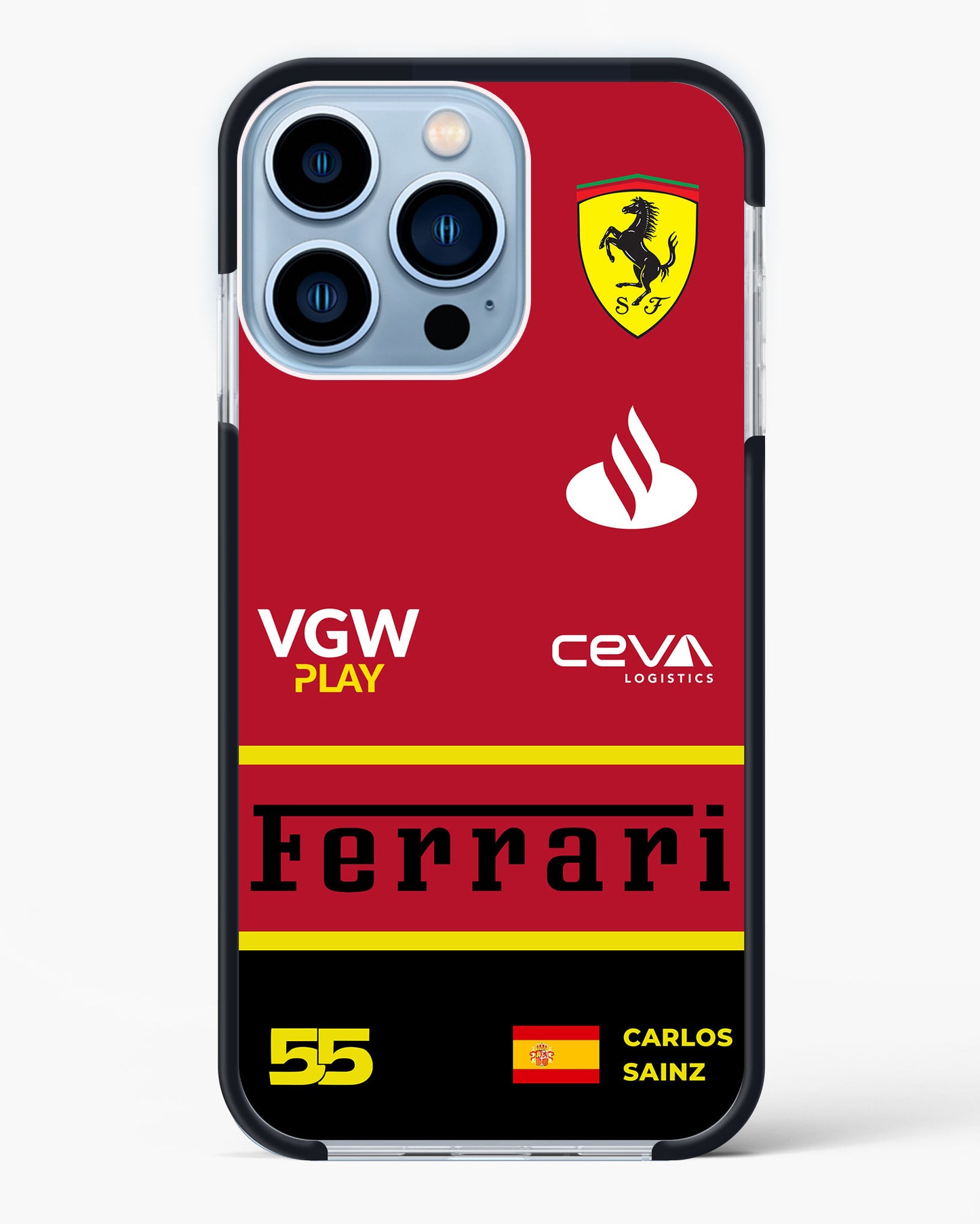 Carlos Sainz Ferrari Impact Case Phone Cover