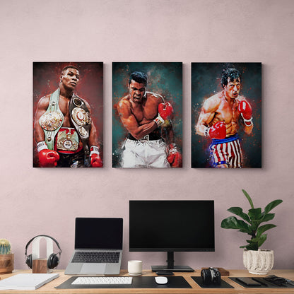 Muhammad Ali Splatter Art