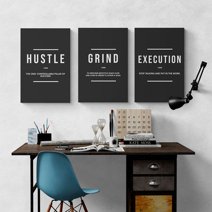 Hustle Grind Execution Set of 3